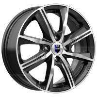 7*17 5*105 ET35 56,6 КиК Арнар (КС904) Алмаз черный