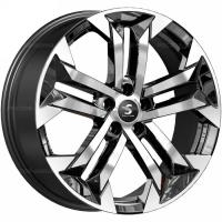 7,5*19 5*114,3 ET40 64,1 Premium Series КР015 Diamond Black Gris