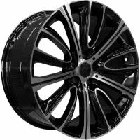 8,5*18 5*112 ET30 66,6 PDW 5241 Gloss Black Machine Face